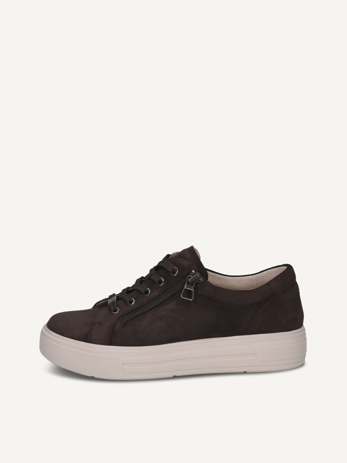 Caprice, Leather Sneaker - brown DK BROWN SUEDE, image 2 of 5