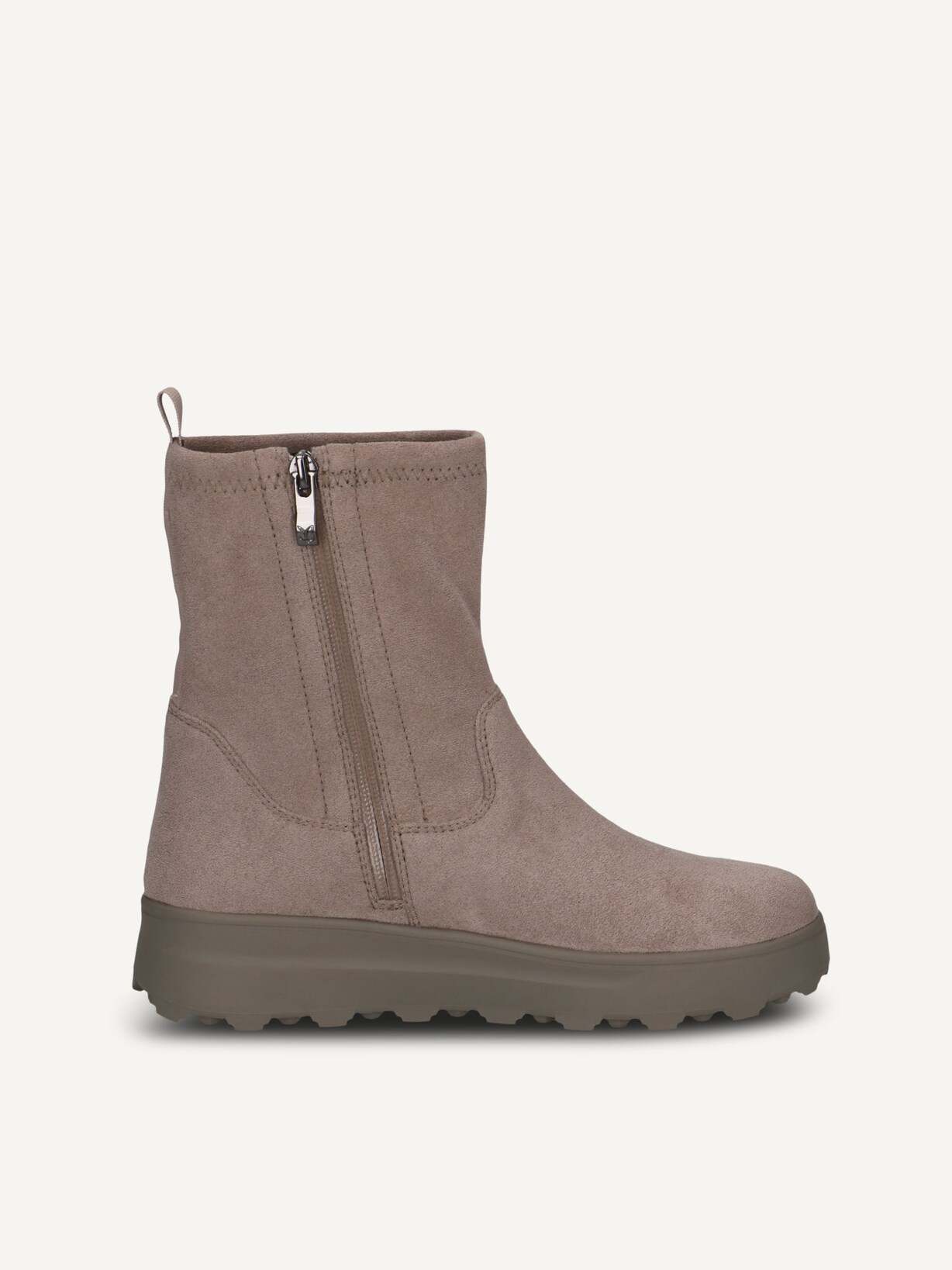 Caprice, Bootie - brown TAUPE STRETCH, image 3 of 5