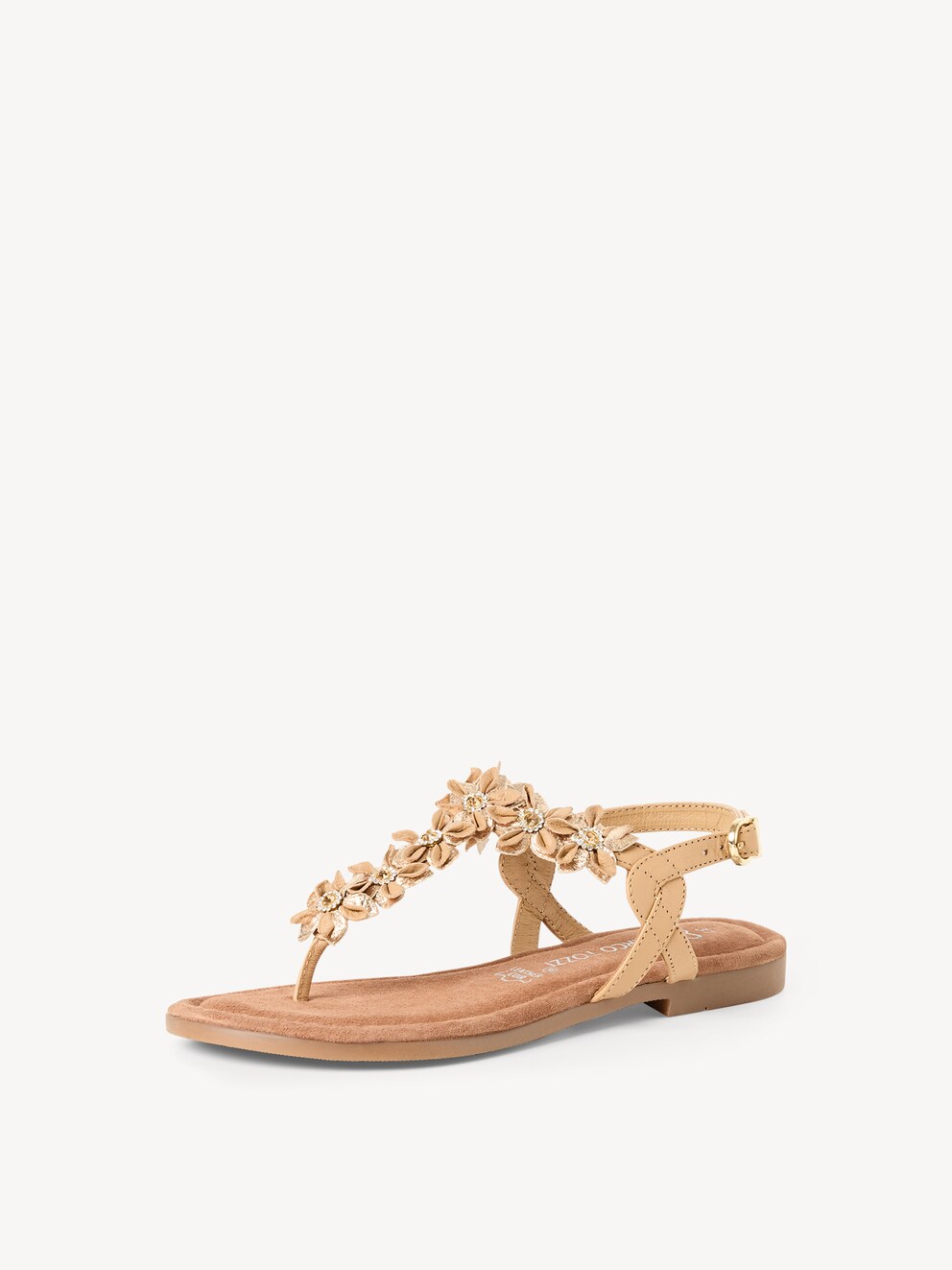 Marco Tozzi, Leather Sandal - beige TAUPE COMB, image 1 of 7