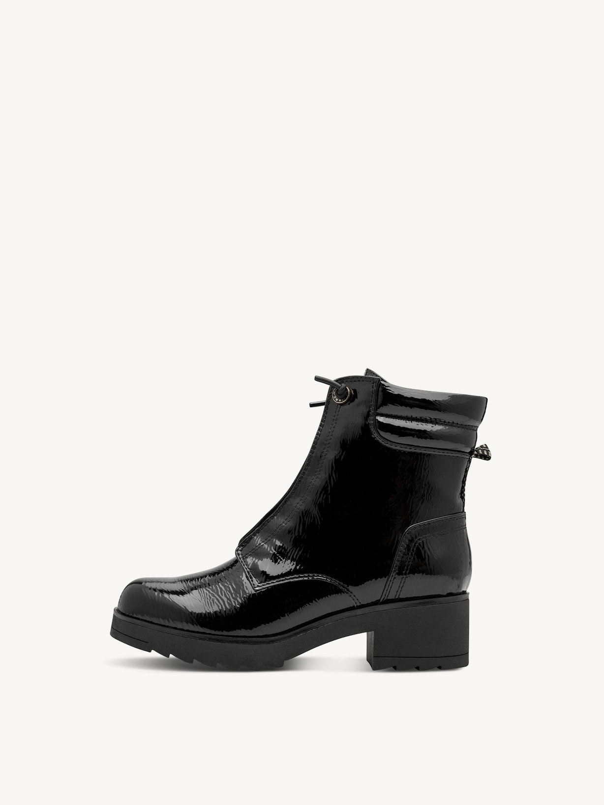 Marco Tozzi, Enkellaarsje - zwart BLACK PATENT, afbeelding 3 van 7