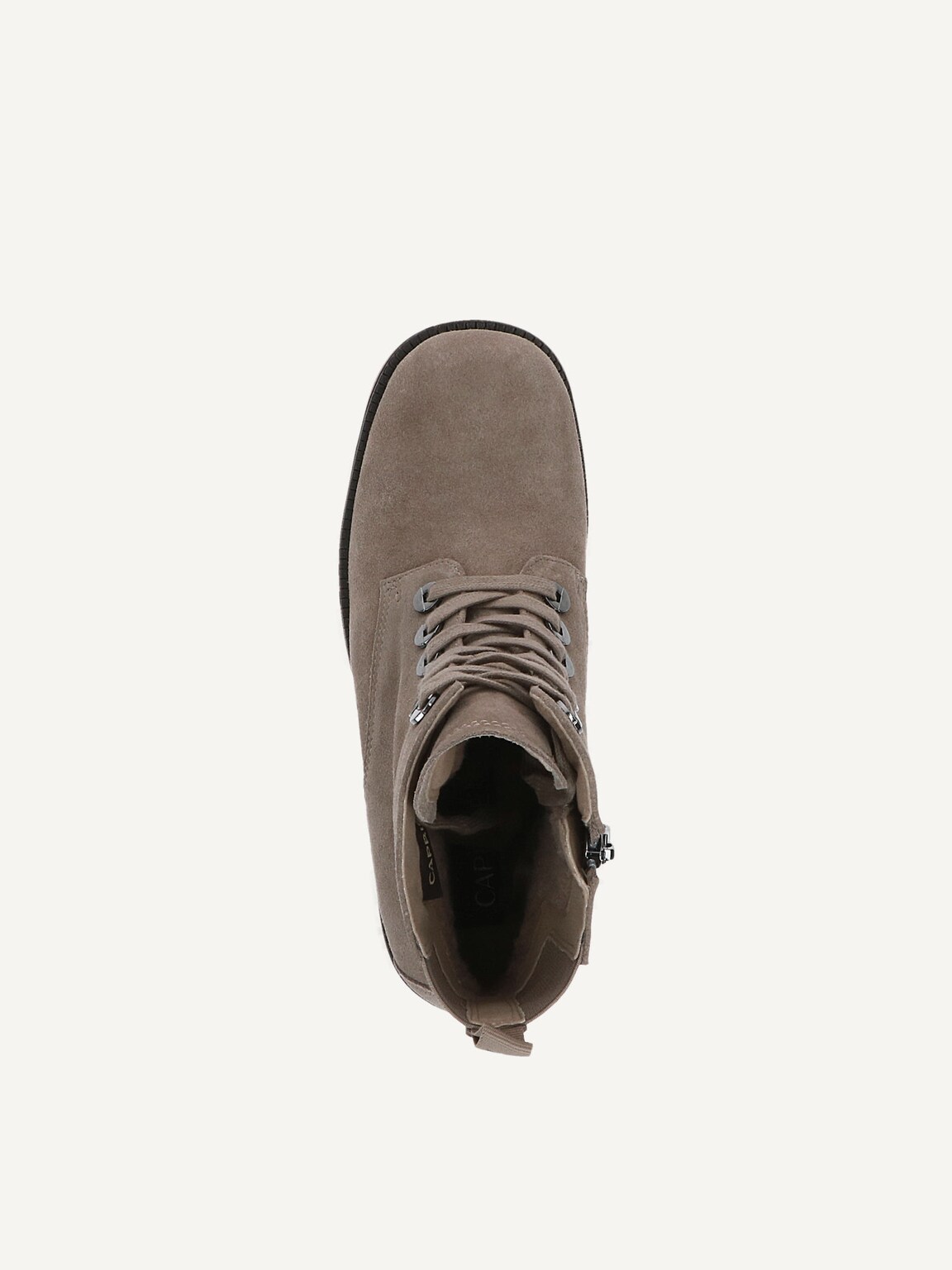 Caprice, Leather Bootie - brown warm lining MUD SUEDE, image 6 of 6