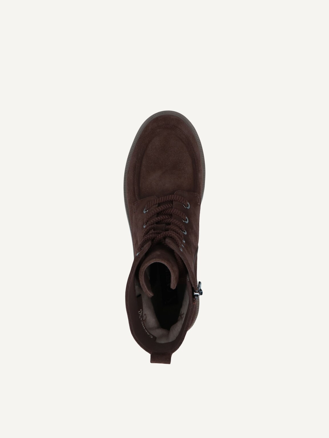 Caprice, Leather Bootie - brown DK BROWN SUEDE, image 5 of 5