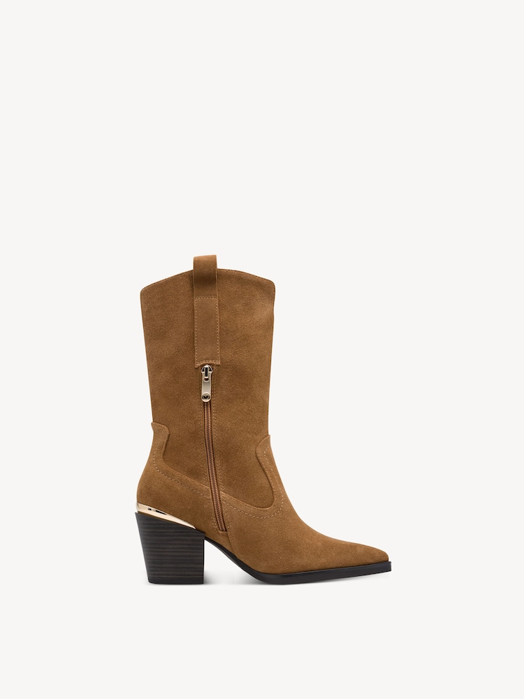 Marco Tozzi, Lederstiefelette - braun CAMEL, Bild 7 von 7