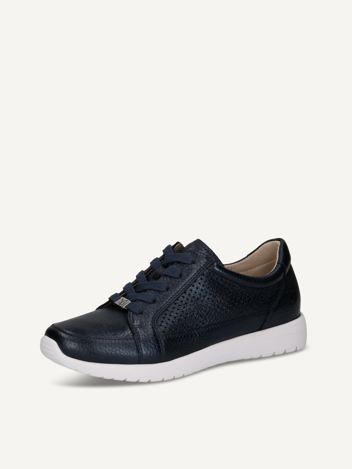 Caprice, Leather Sneaker - blue OCEAN PER.DEER, image 1 of 6