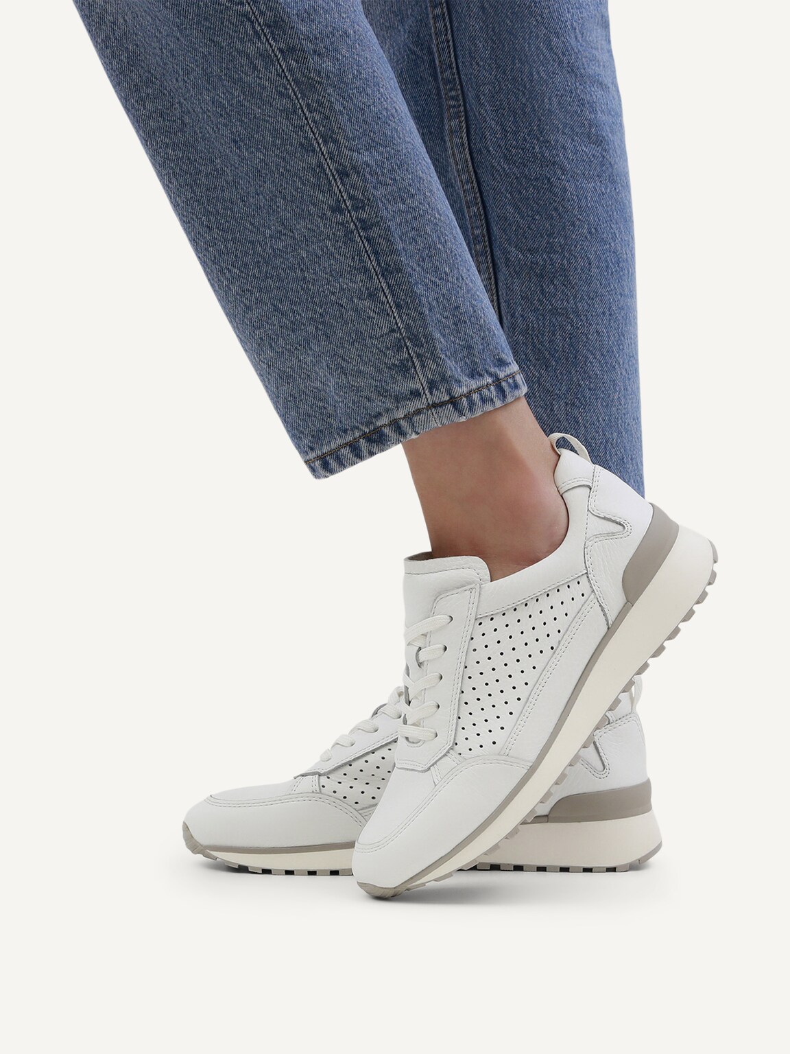 Caprice, Leather Sneaker - white WHITE DEER, image 2 of 7