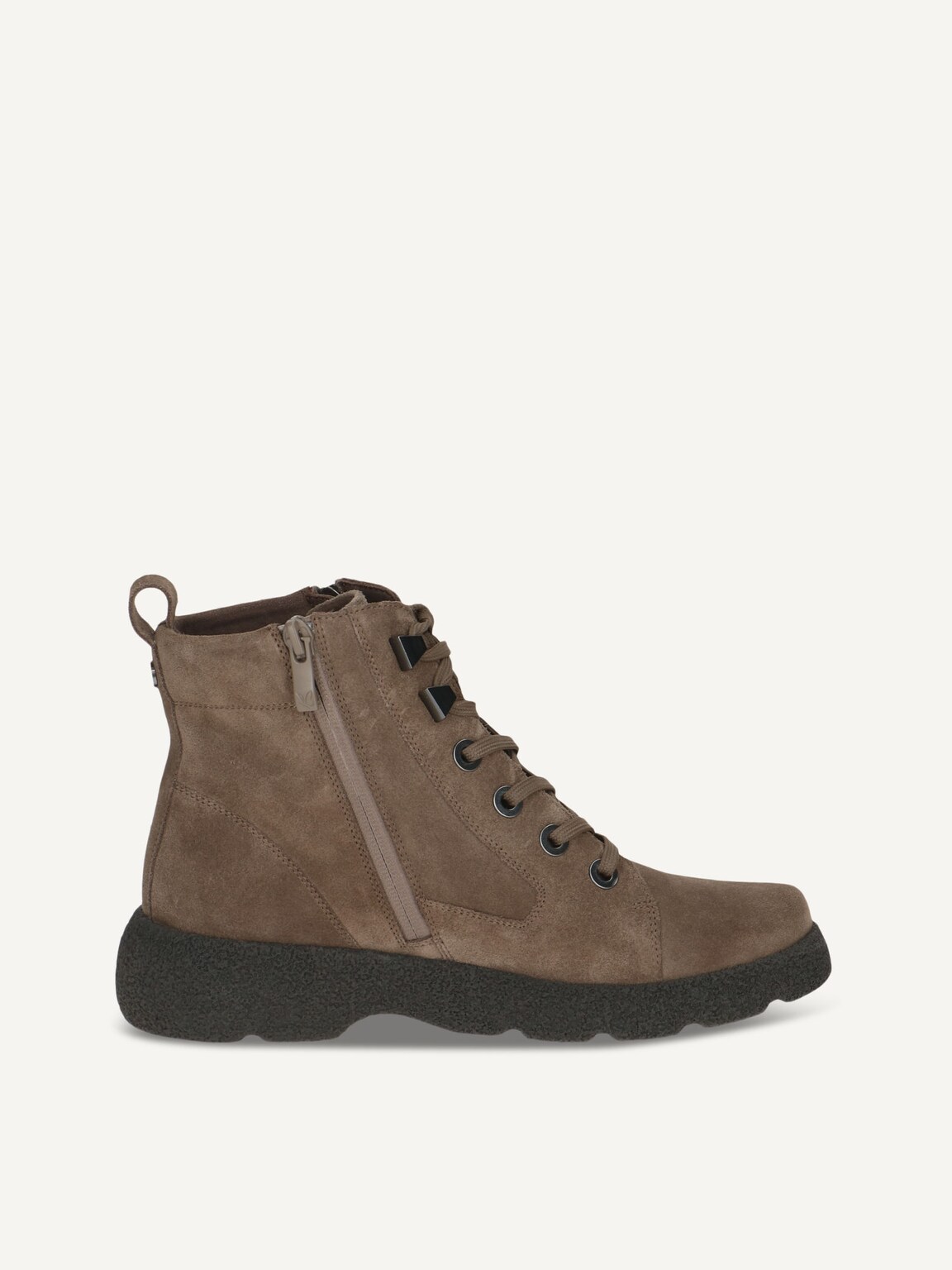Caprice, Leather Bootie - brown TAUPE SUEDE, image 3 of 5