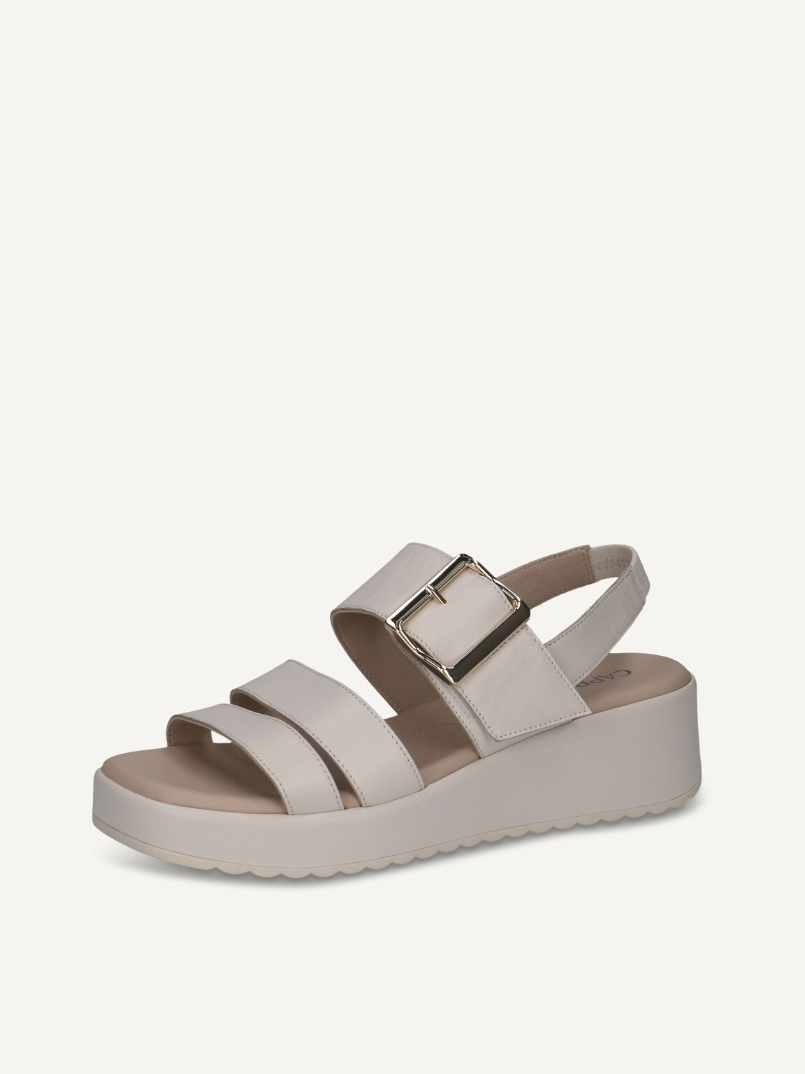 Caprice, Leather Sandal - white OFFWHITE NAPPA, image 1 of 6