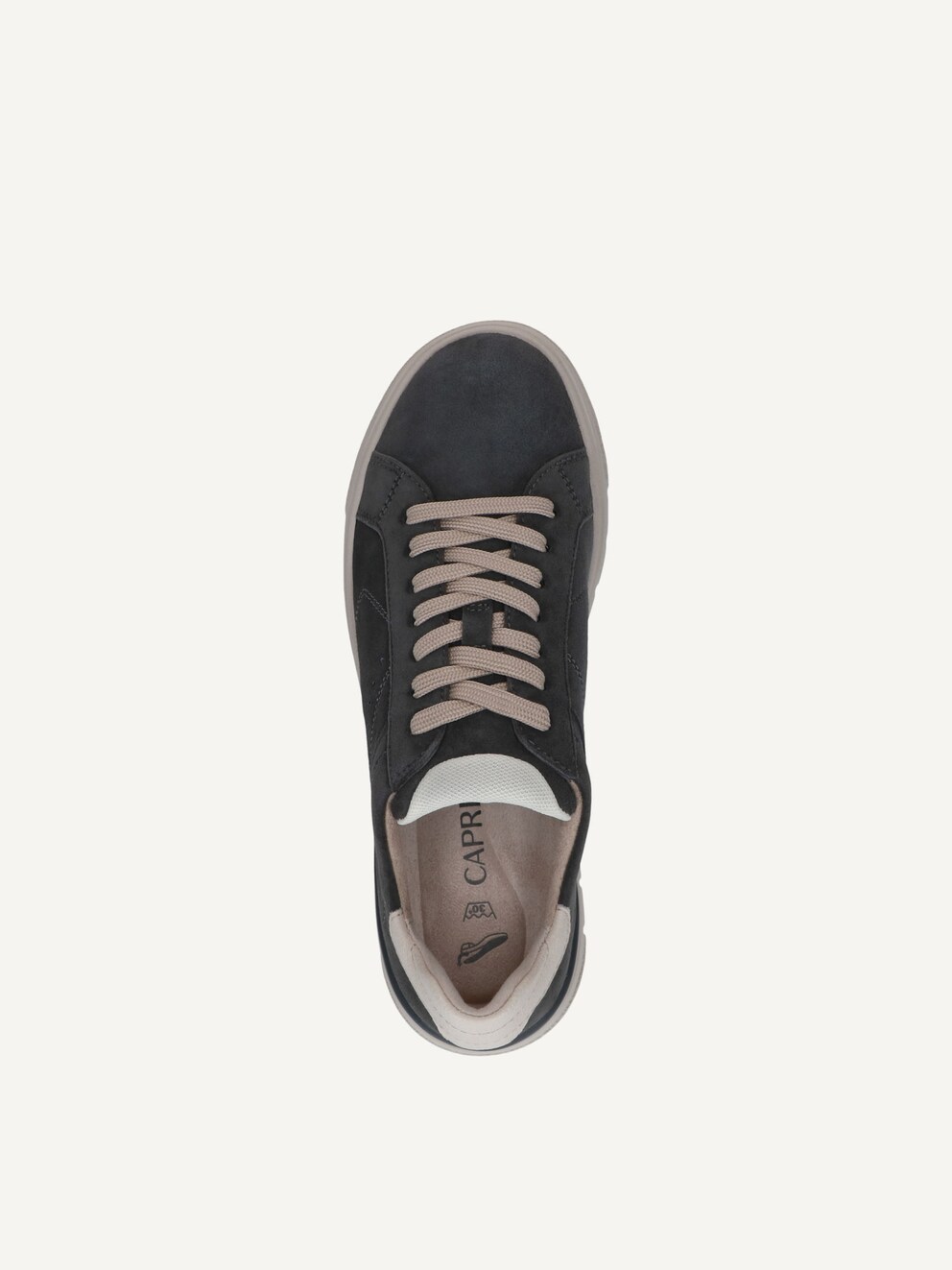 Caprice, Leather Sneaker - grey DK GREY COMB, image 5 of 6