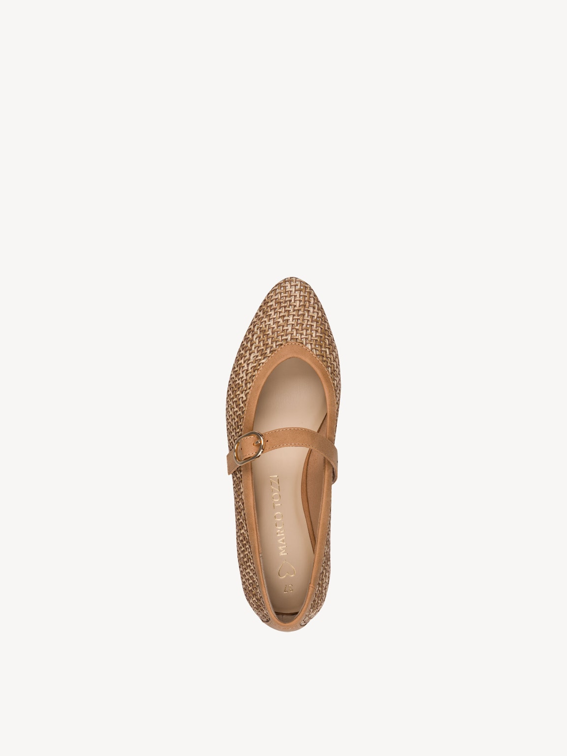 Marco Tozzi, Ballerina - marrone NUT COMB, immagine 3 di 6