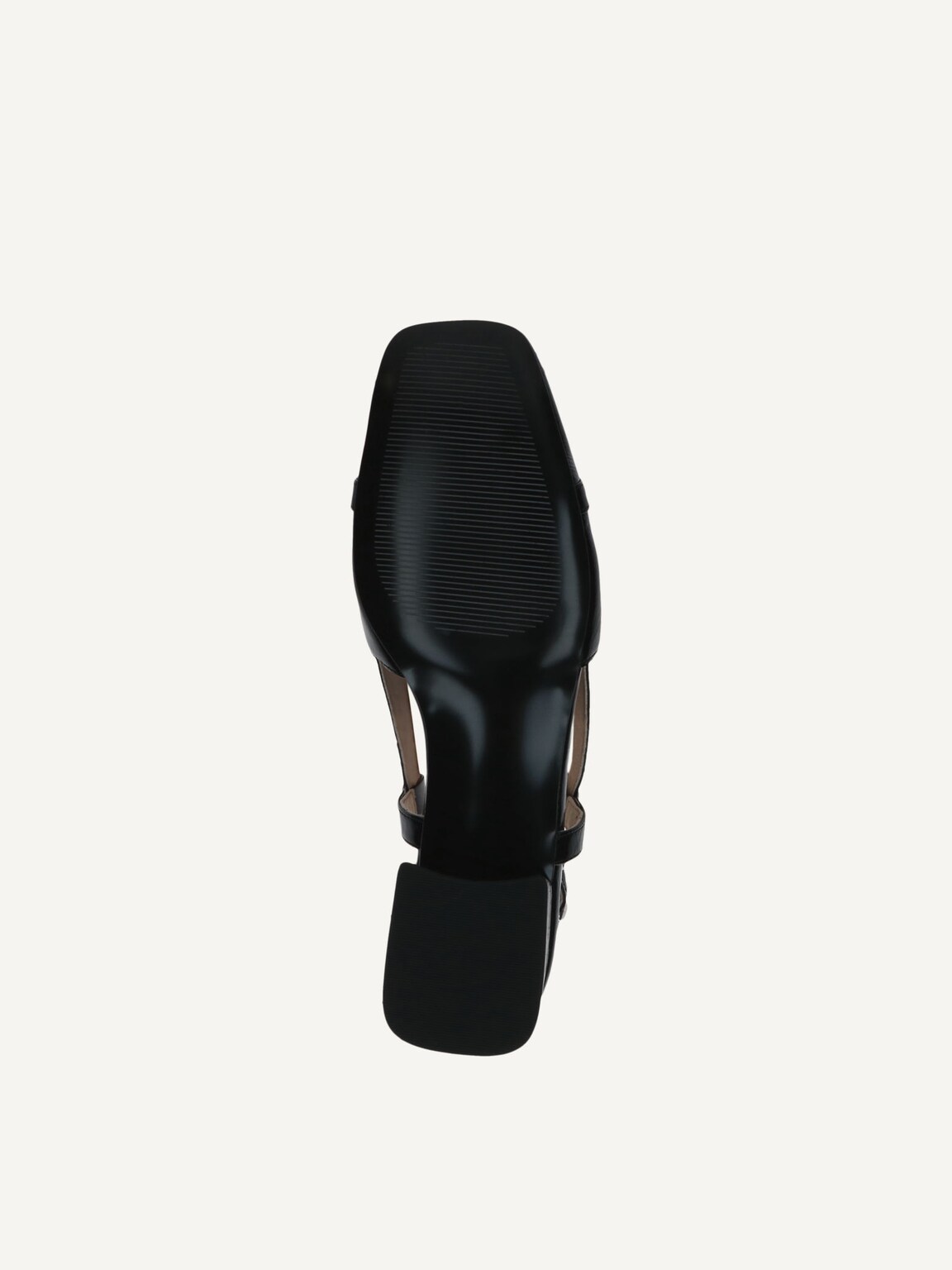 Caprice, Leather sling pumps - black BLACK NAPLAK, image 4 of 5