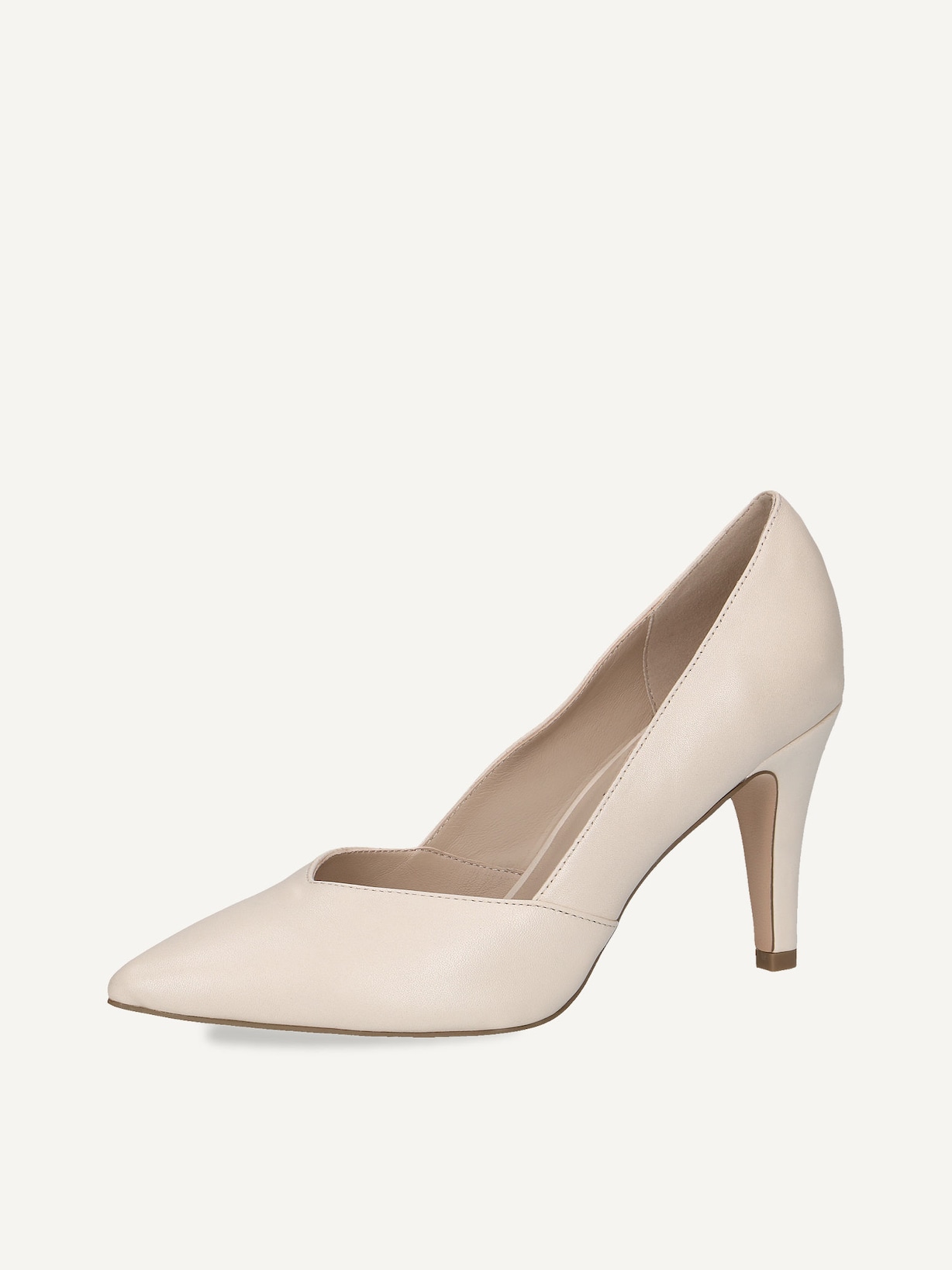 Caprice, Escarpin en cuir - beige CREAM PERLATO, image 2 sur 5
