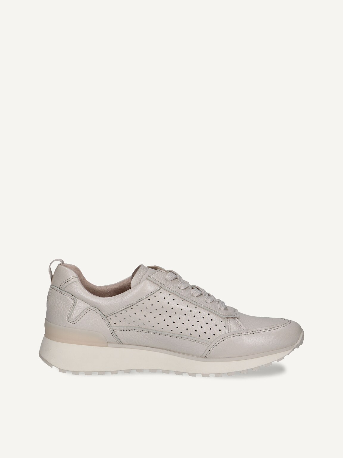 Caprice, Leather Sneaker - white PEARL PERL DEE, image 3 of 5