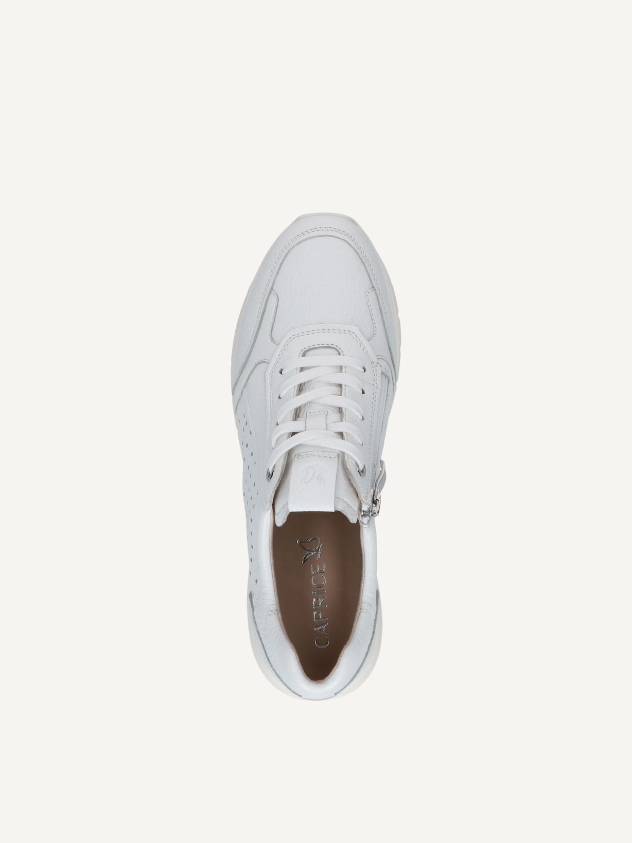 Caprice, Basket en cuir - blanc WHITE DEER, image 4 sur 5