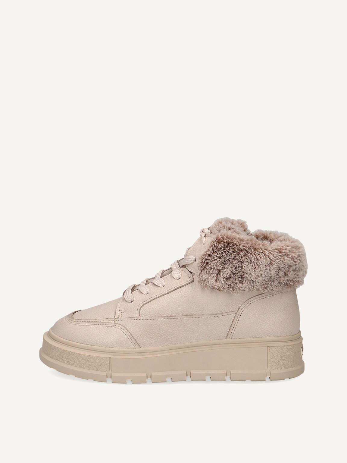 Caprice, Leather Bootie - white warm lining SNOW NAPPA, image 2 of 5