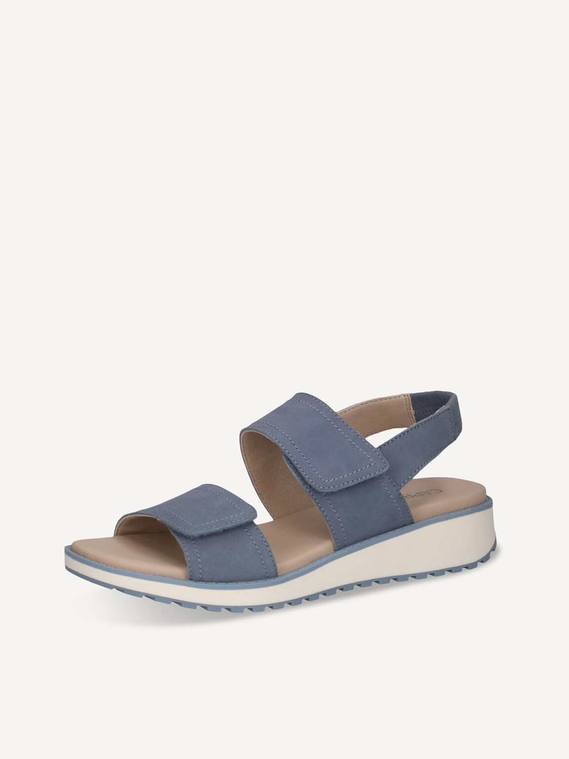 Caprice, Leather Sandal - blue LT.BLUE SUEDE, image 1 of 5