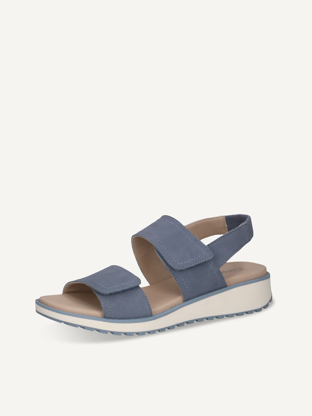 Caprice, Sandale en cuir - bleu LT.BLUE SUEDE, image 2 sur 5