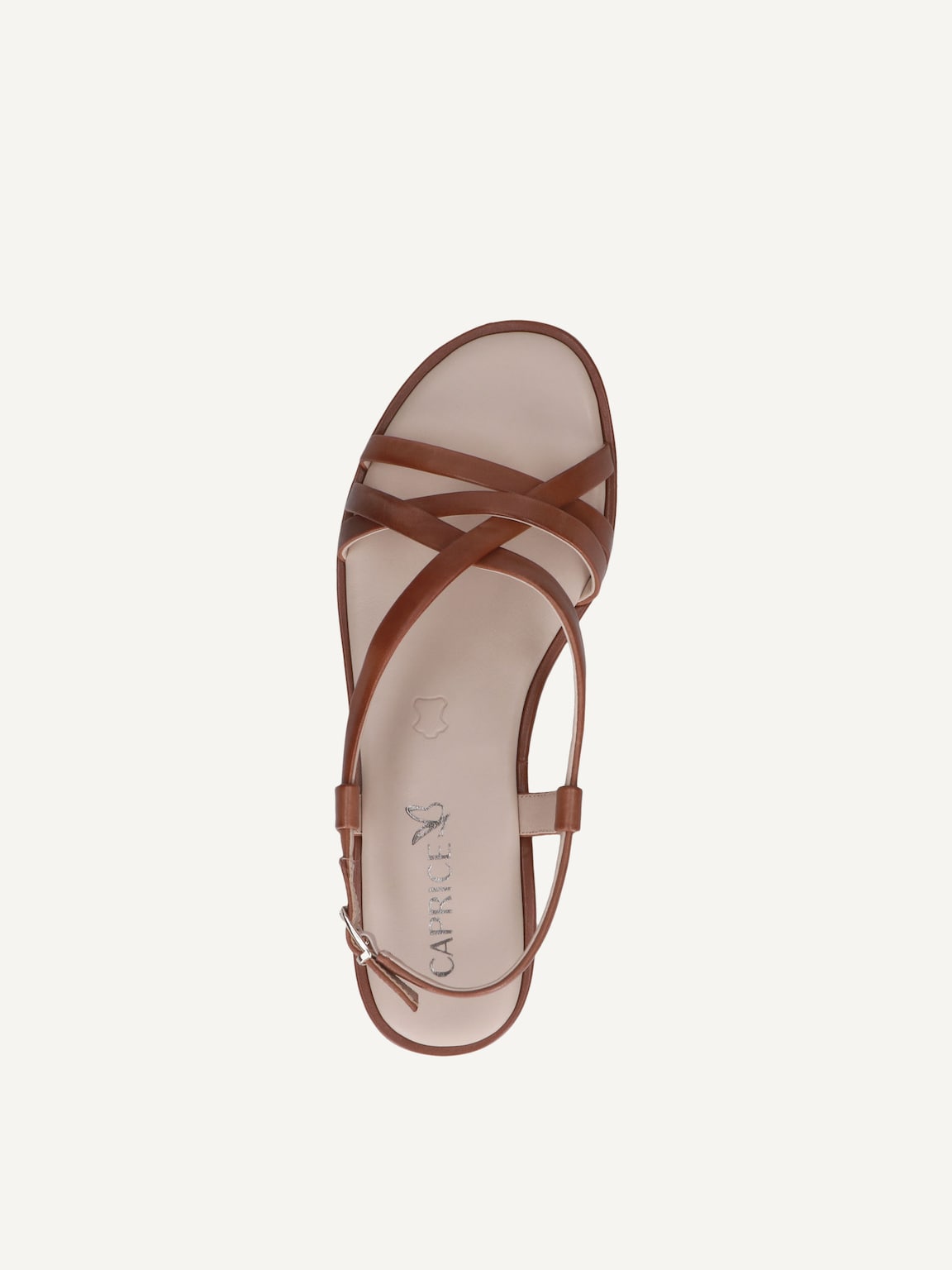Caprice, Leather Sandal - brown COGNAC NAPPA, image 6 of 6