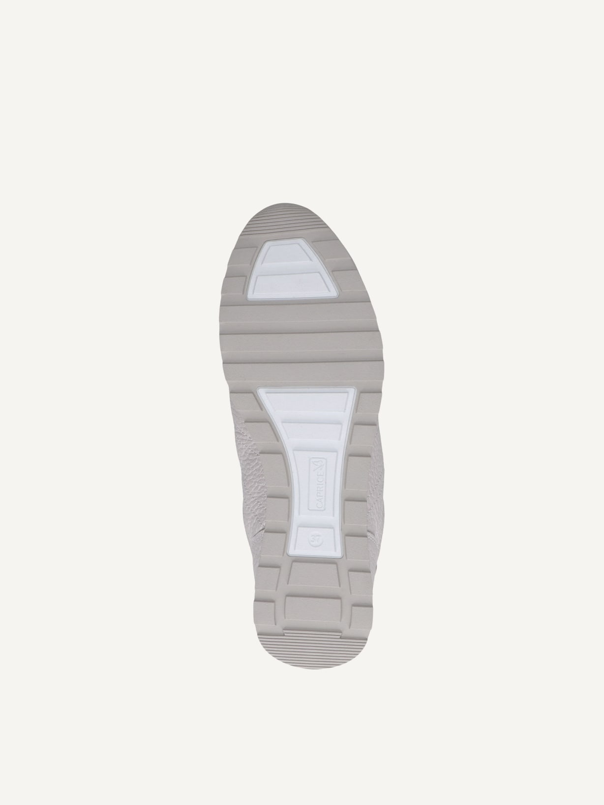 Caprice, Basket en cuir - blanc PEARL DEER COM, image 5 sur 5