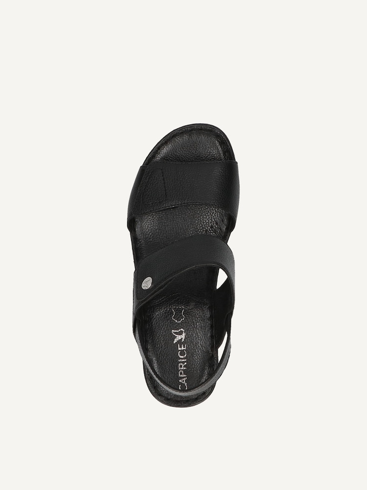 Caprice, Sandale à talon en cuir - noir BLACK NAPPA, image 4 sur 5