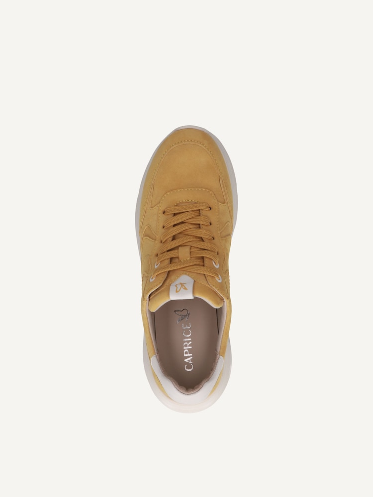 Caprice, Basket en cuir - jaune YELLOW COMB, image 4 sur 5