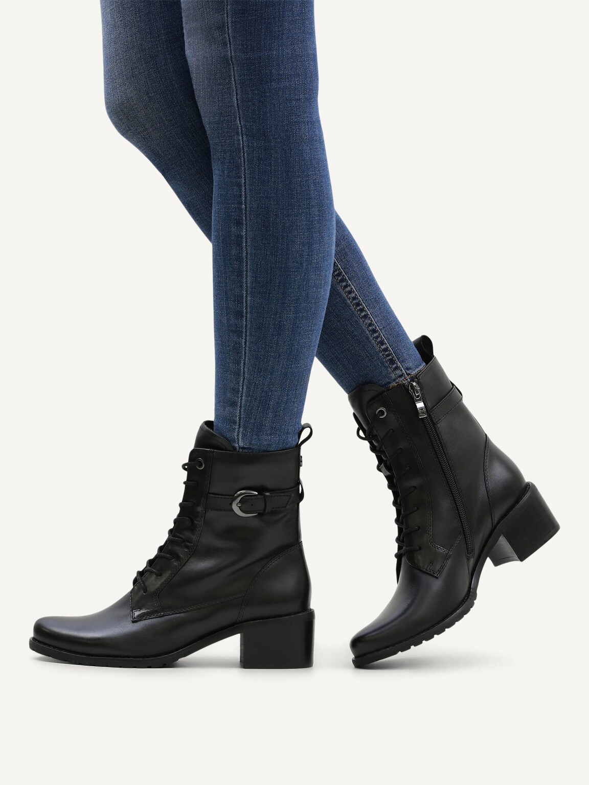 Caprice, Leather Bootie - black BLACK NAPPA, image 2 of 6