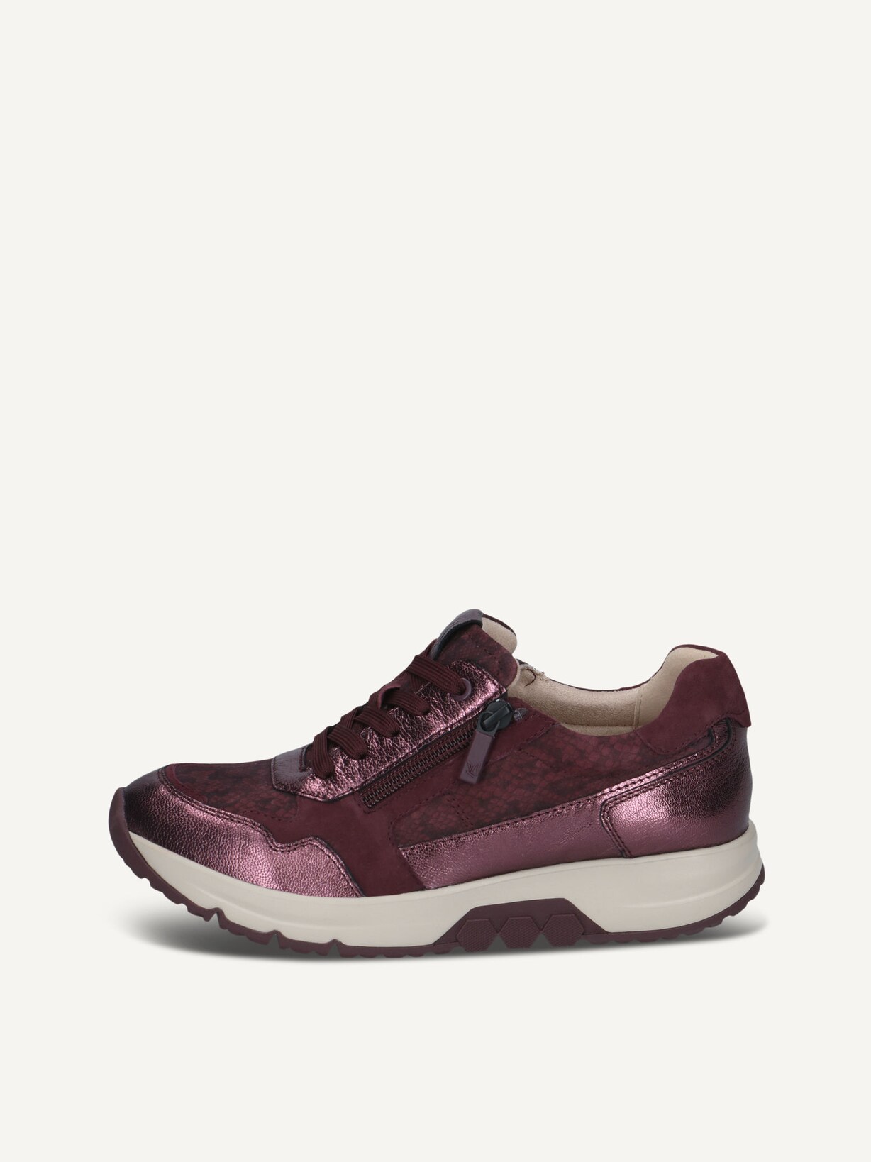 Caprice, Sneaker - rosso BORDEAUX COMB, immagine 1 di 5