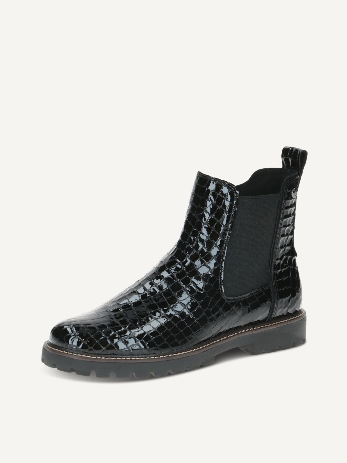 Caprice, Chelsea boot - black BLACK CROCO, image 1 of 5