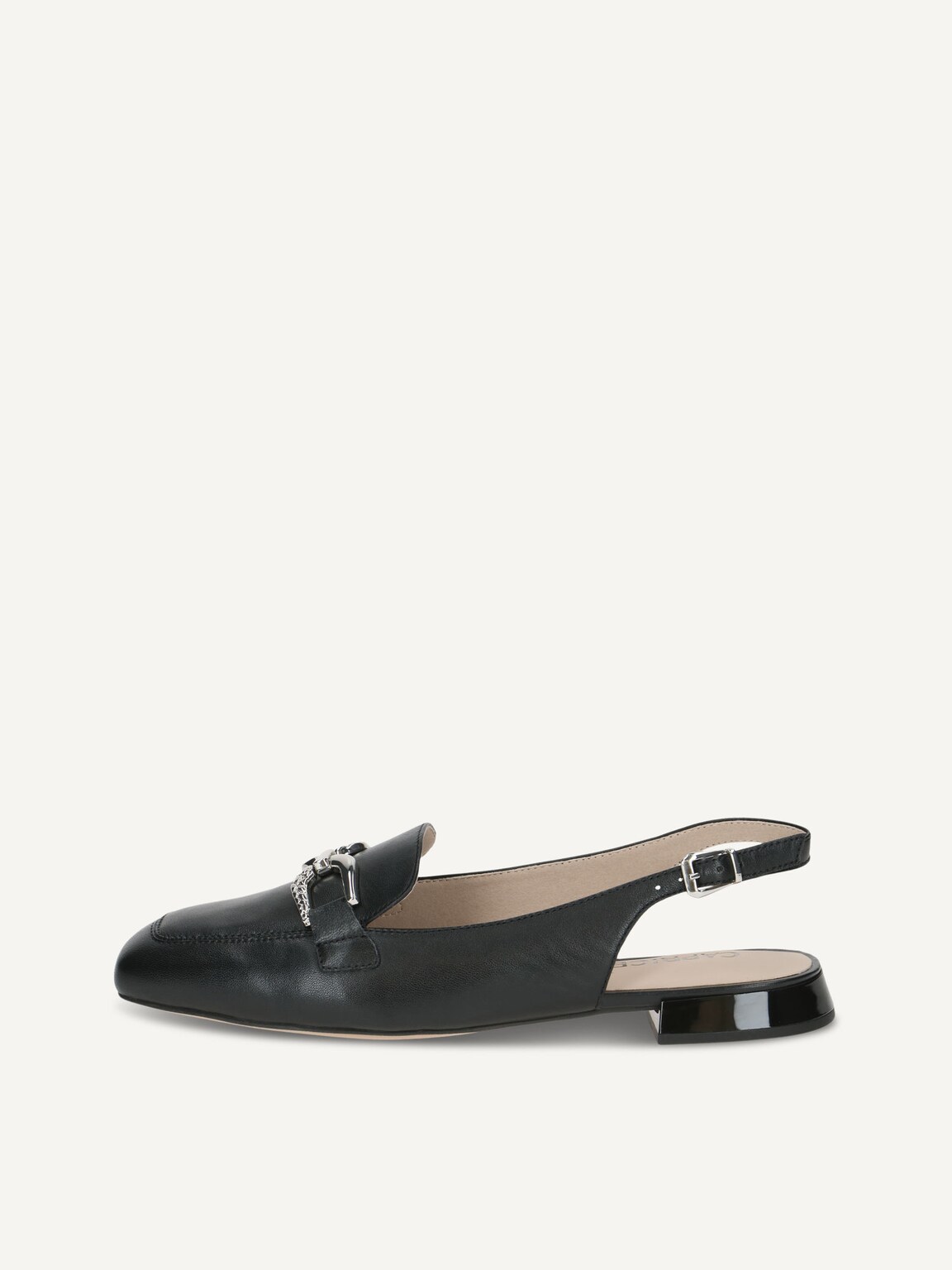 Caprice, Leather sling pumps - black BLACK NAPPA, image 2 of 5