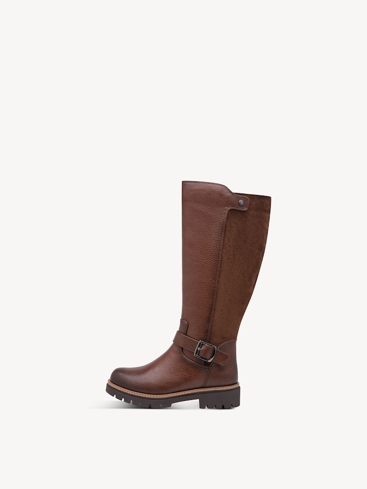 Marco Tozzi, Boots - brown warm lining, COGNAC
