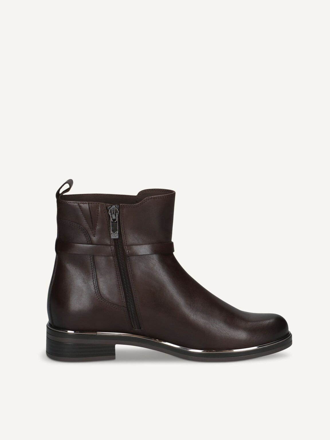 Caprice, Leather Bootie - brown DK BROWN NAPPA, image 3 of 5