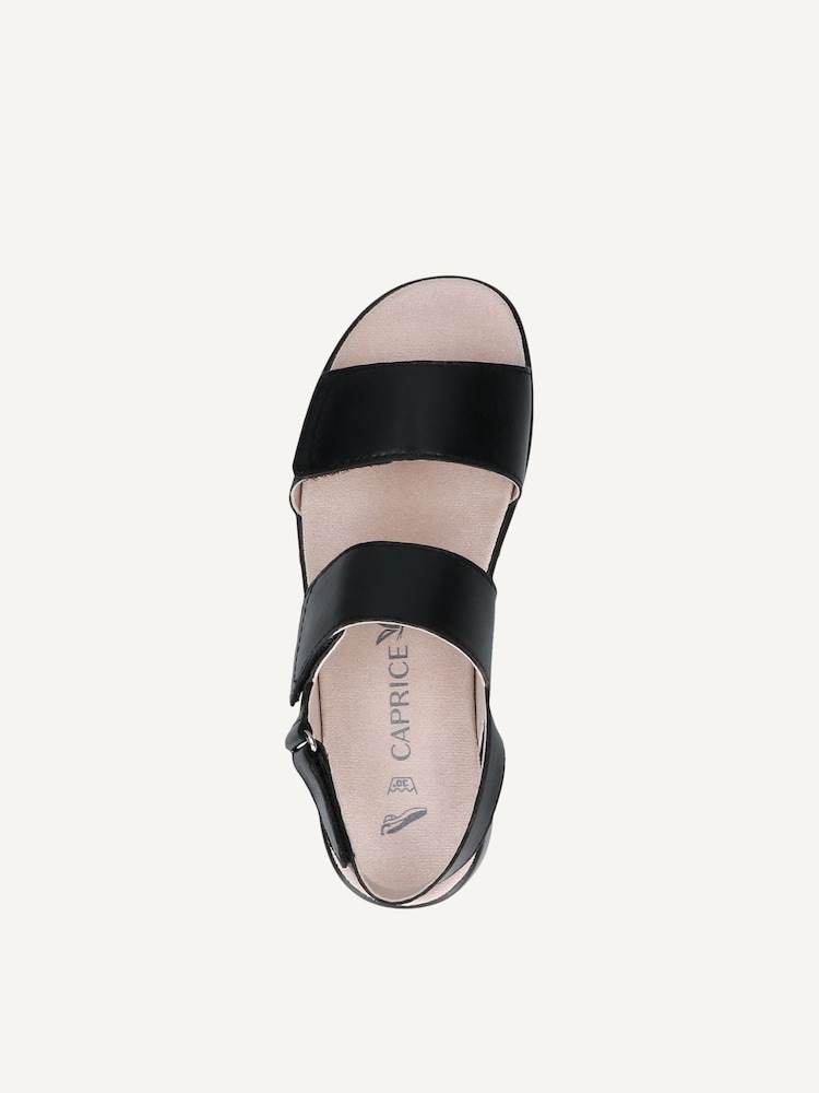 Caprice, Sandale en cuir - noir BLACK NAPPA, image 4 sur 5