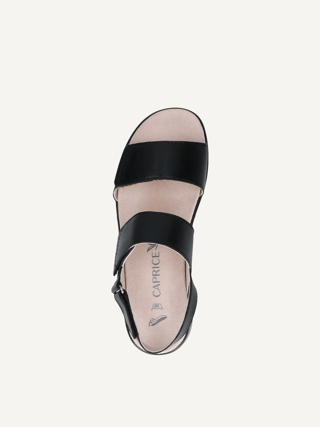 Caprice, Sandale en cuir - noir BLACK NAPPA, image 4 sur 5