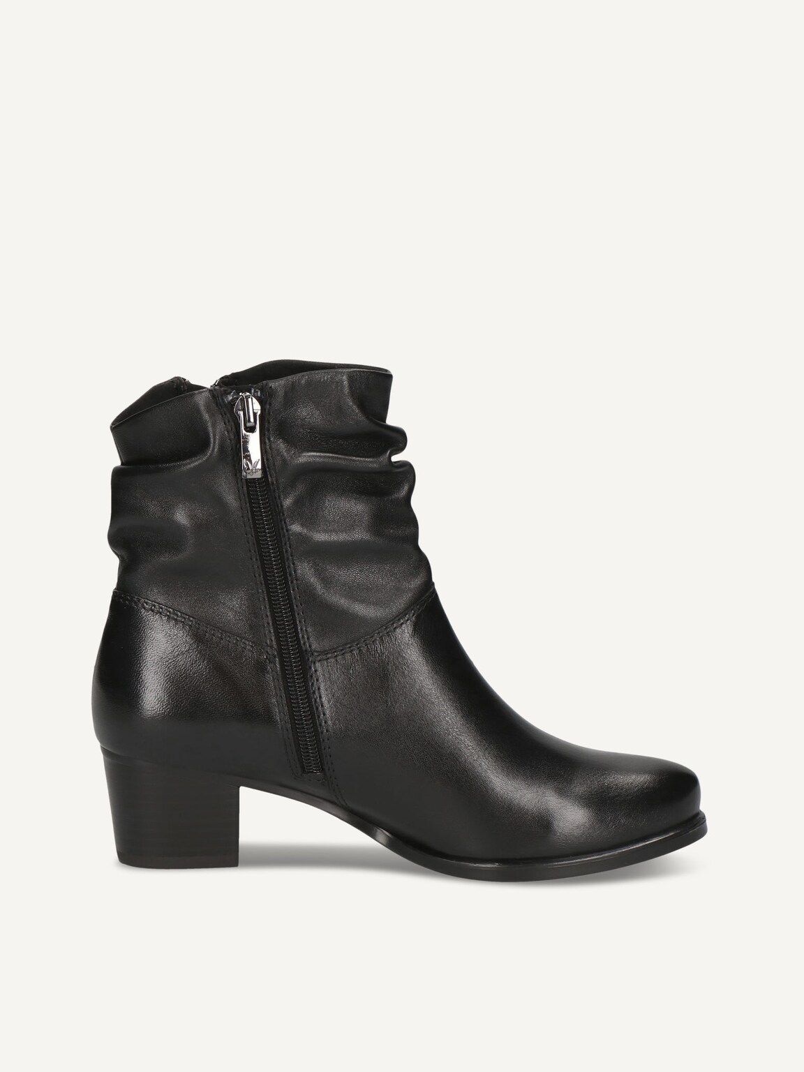 Caprice, Leather Bootie - black BLACK SOFTNAP., image 3 of 5