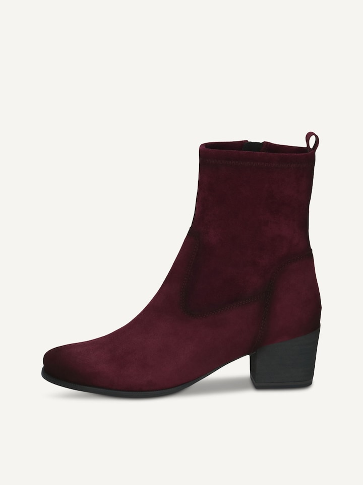 Caprice, Bottine - rouge BORDEAUX COMB