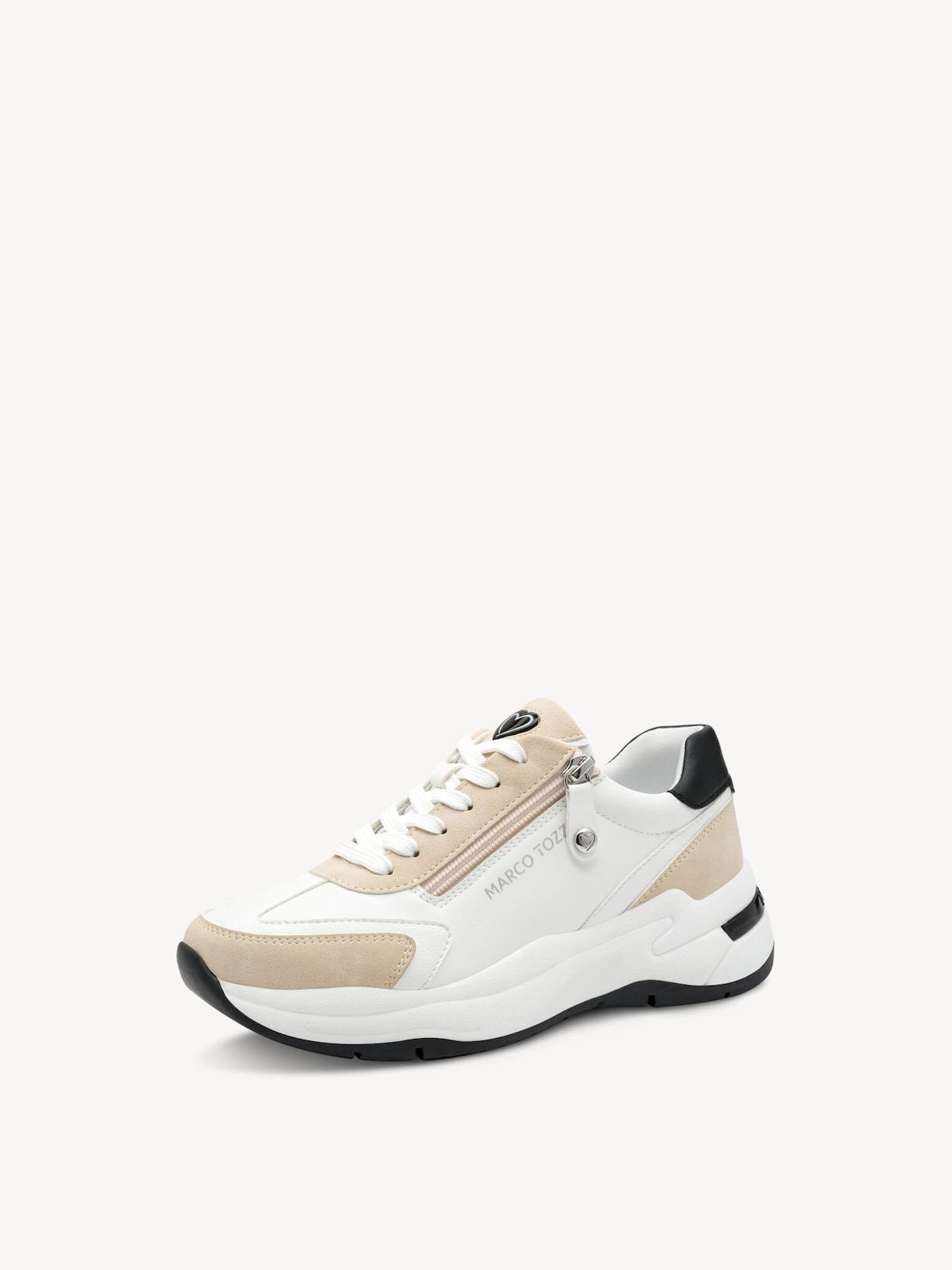 Marco Tozzi, Sneaker - weiß WHITE/BLACK, Bild 1 von 6
