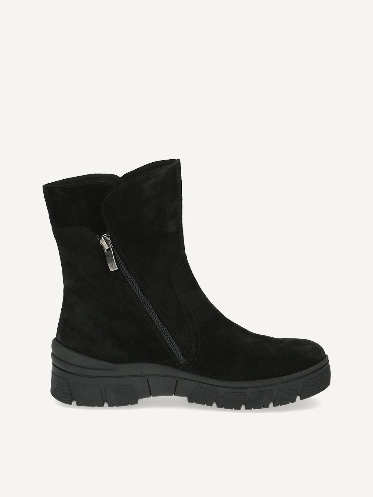 Caprice, Bottine en cuir - noir doublure chaude BLACK SUEDE, image 4 sur 6