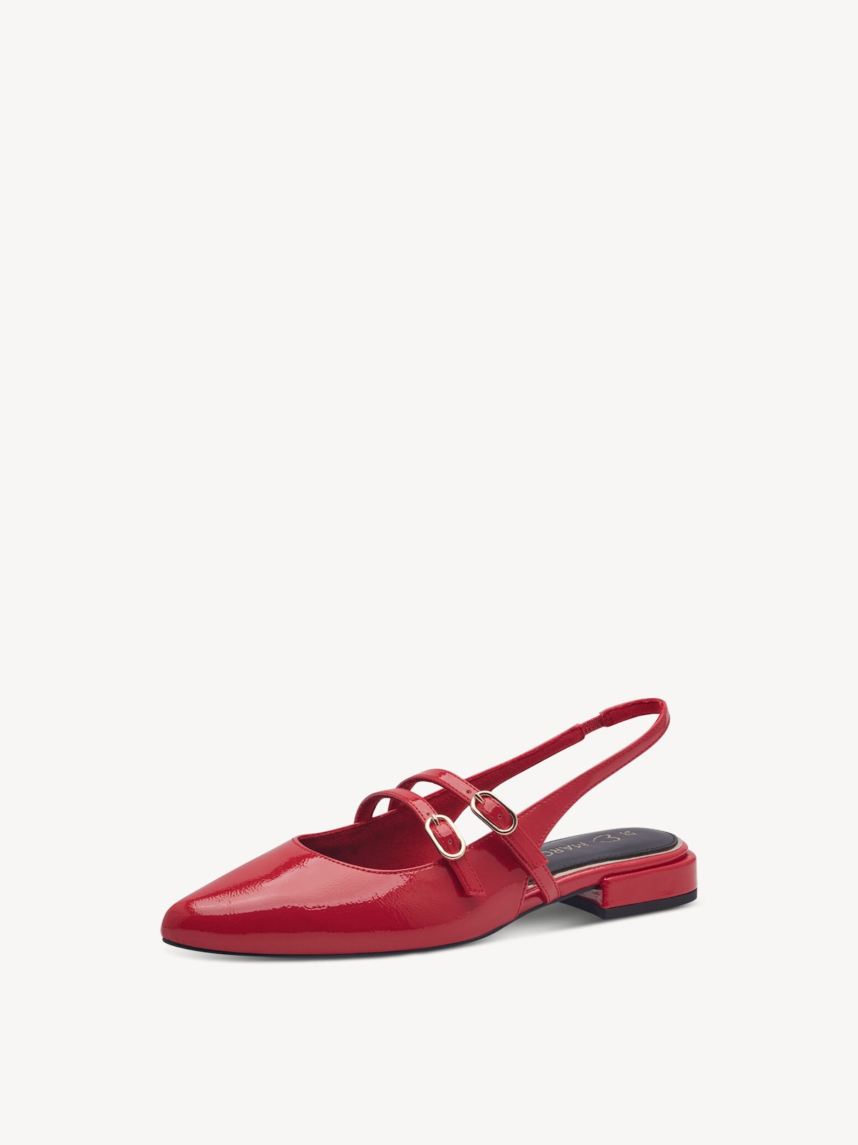 Marco Tozzi, Slingpumps - rød RED PATENT, billede 1 af 6