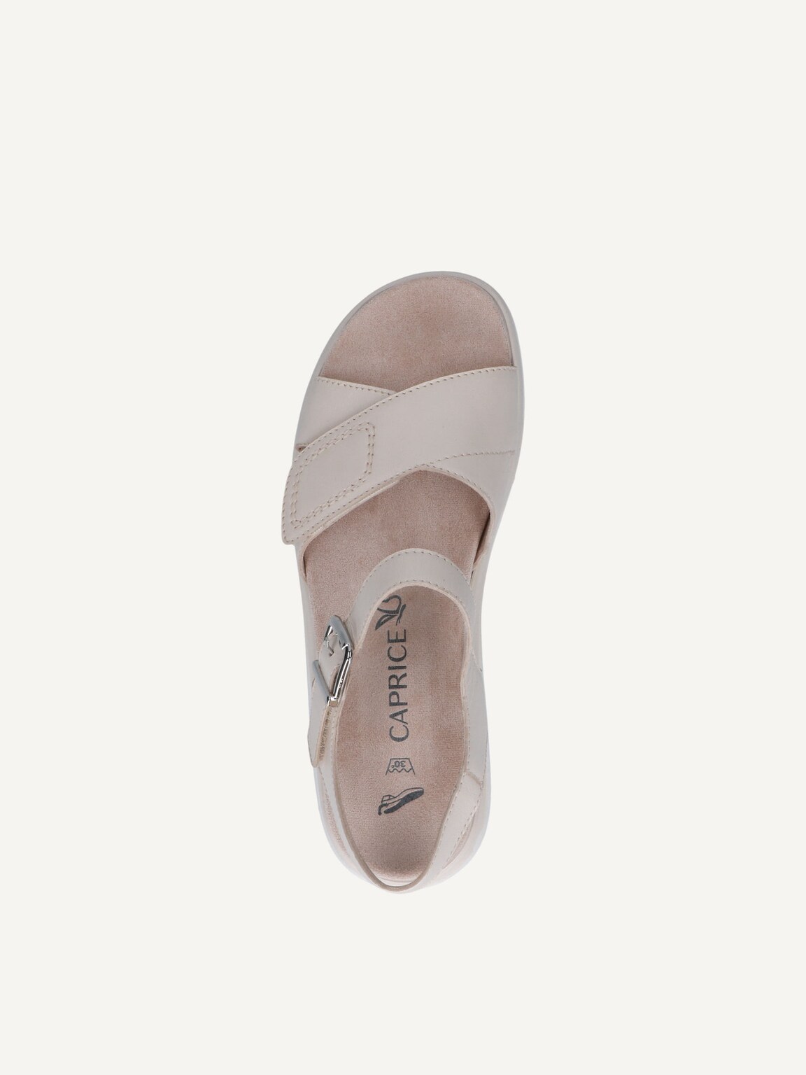 Caprice, Leather Sandal - beige CREAM PERLATO, image 5 of 5