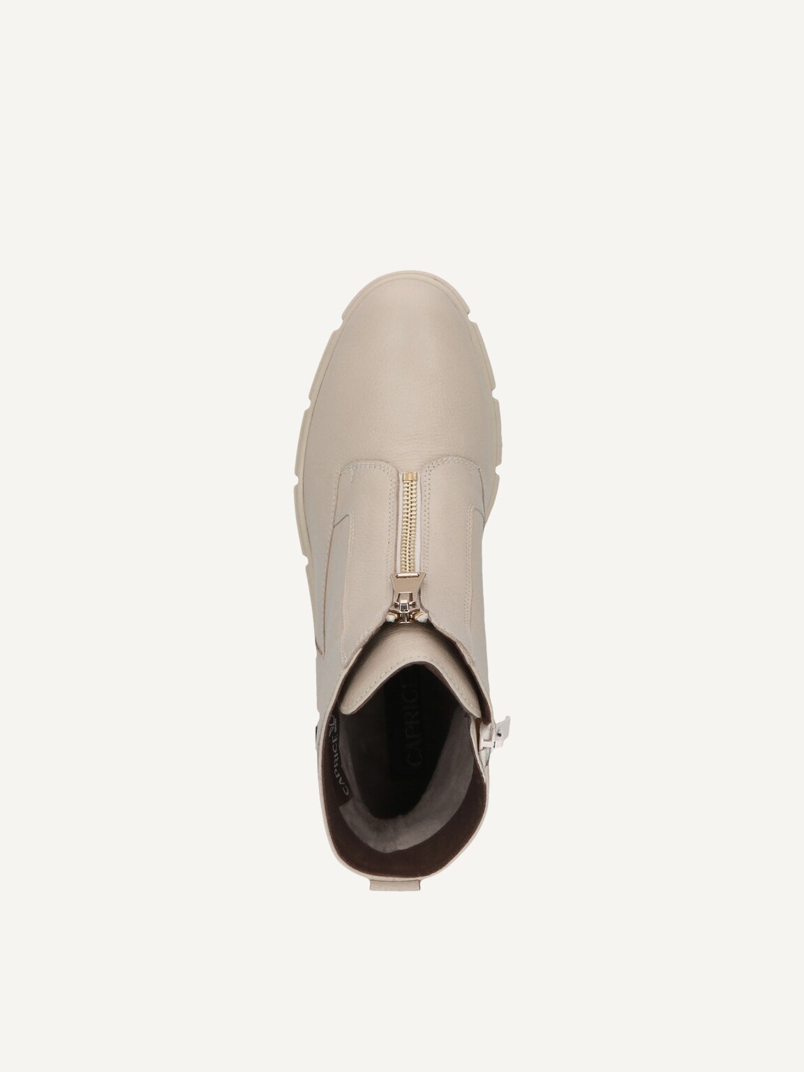 Caprice, Leather Bootie - white ECRU NAPPA, image 5 of 5
