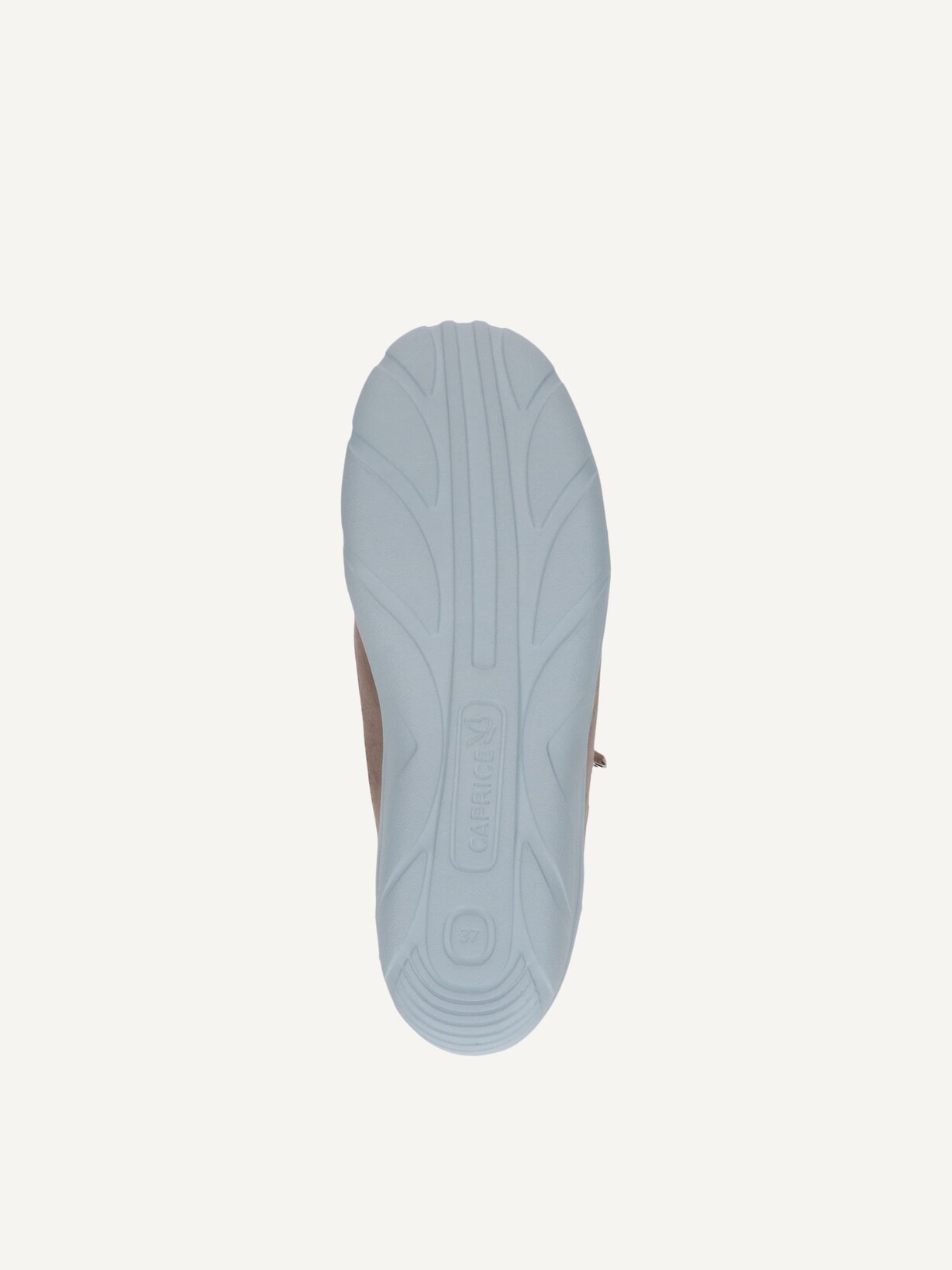 Caprice, Basket en cuir - beige CREAM SUEDE, image 5 sur 5
