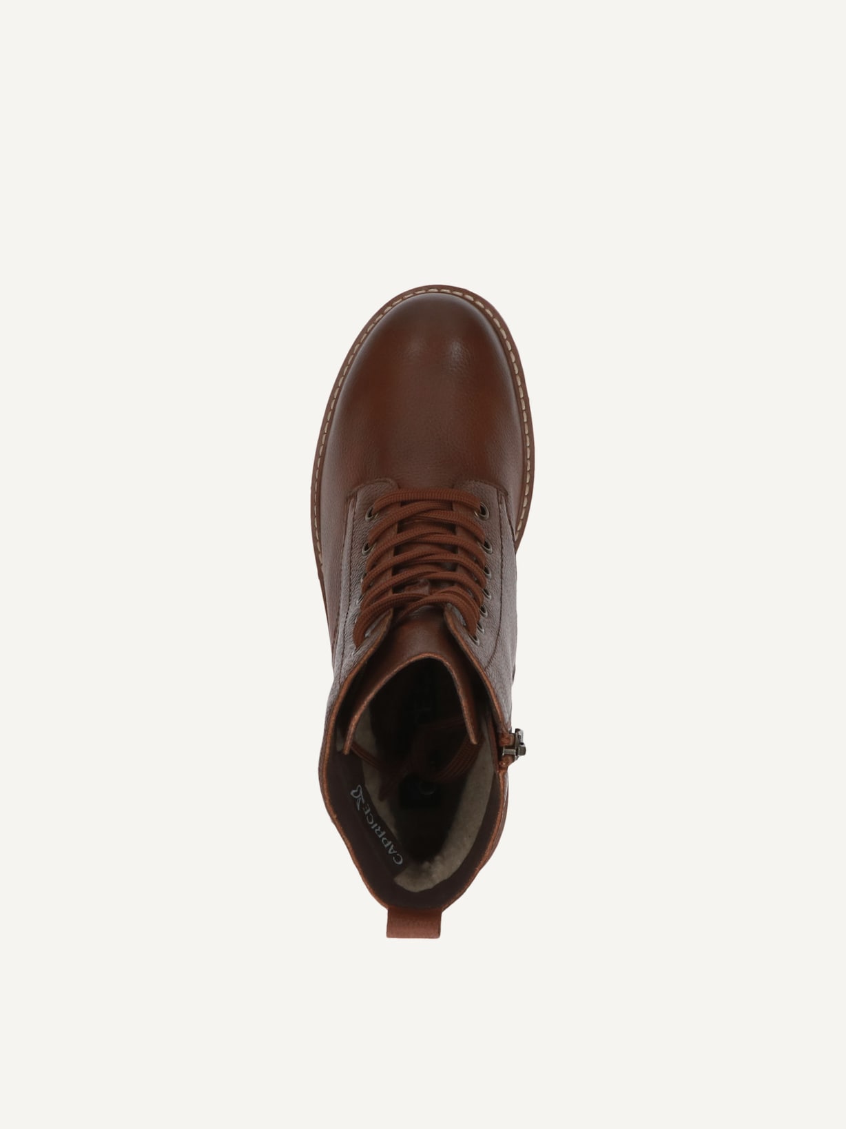 Caprice, Bottine en cuir - marron doublure chaude COGNAC NAPPA, image 4 sur 5