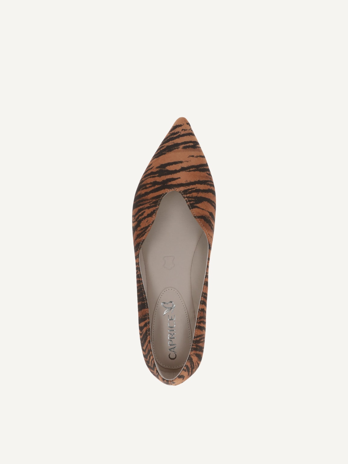 Caprice, Leather Ballerina - orange ORANGE TIGER, image 5 of 5