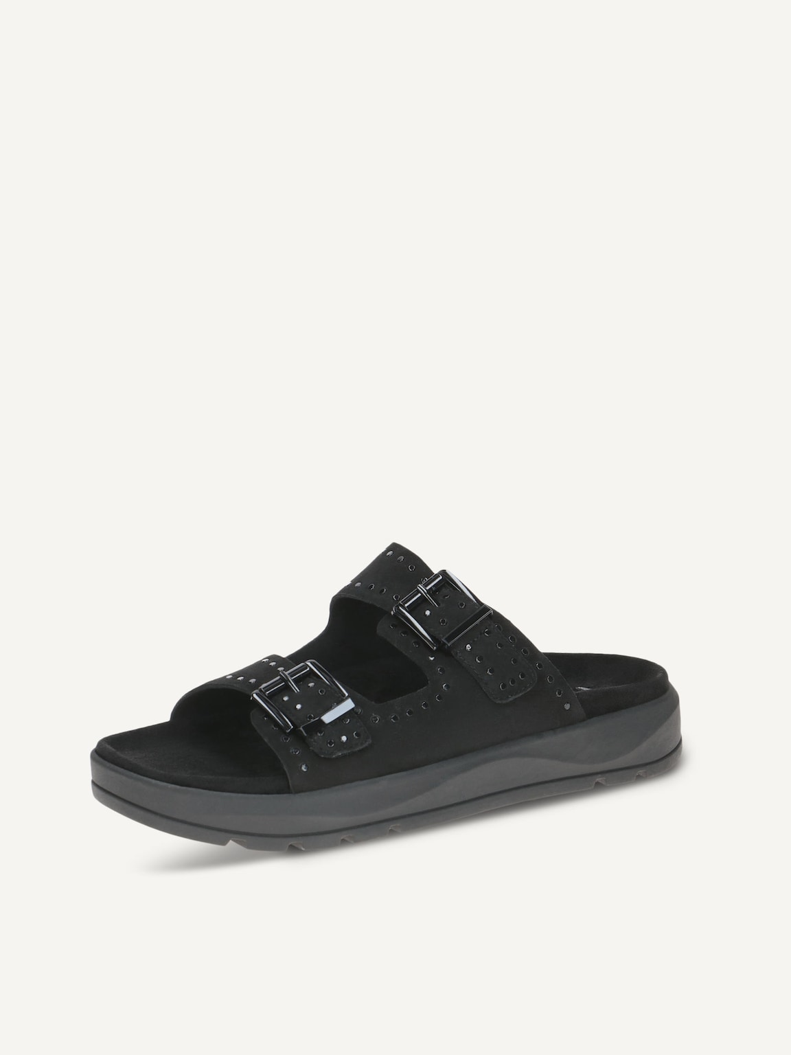 Caprice, Leather Mule - black BLACK SUEDE, image 1 of 5