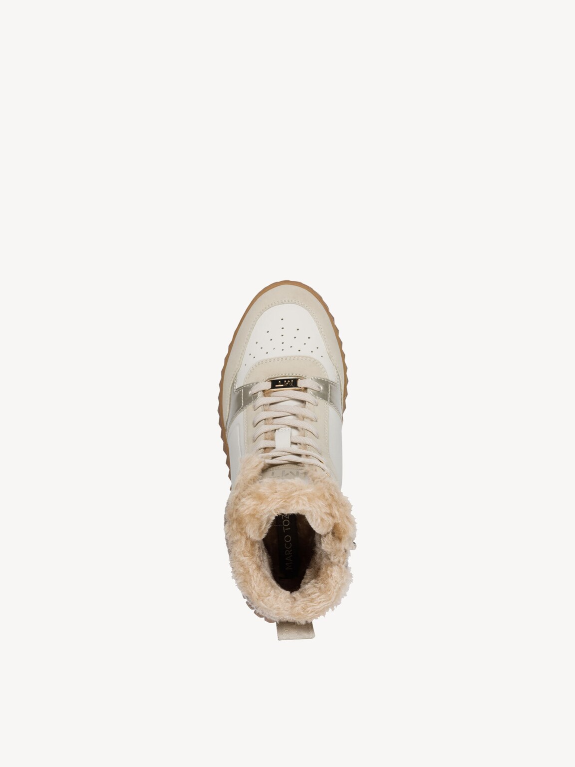 Marco Tozzi, Stivaletti - beige fodera calda CREAM COMB, immagine 3 di 6