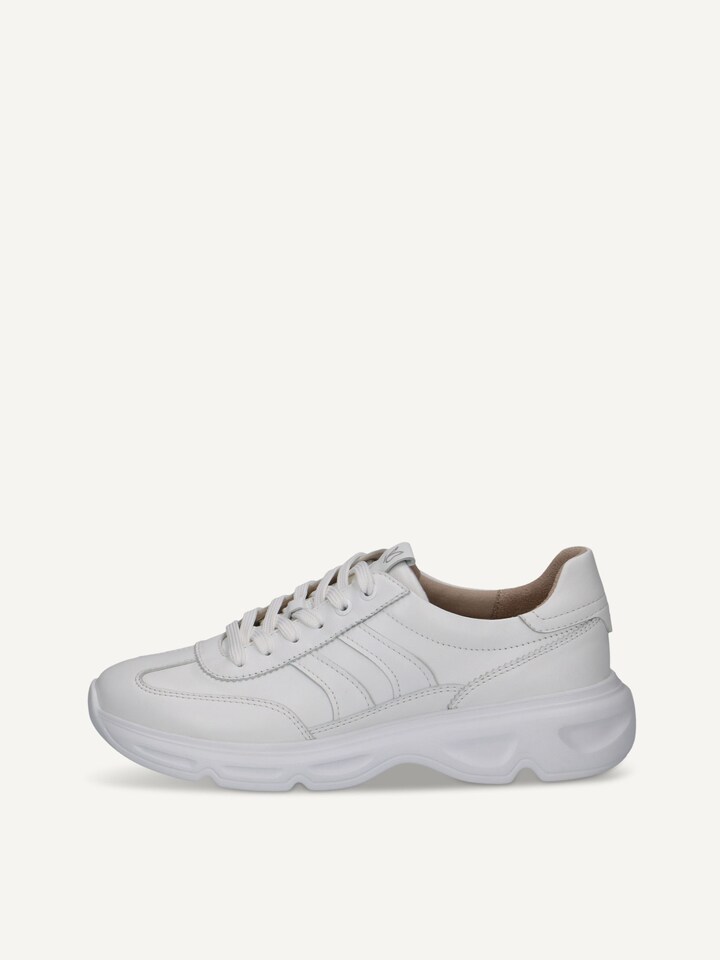 Caprice, Basket en cuir - blanc WHITE NAPPA