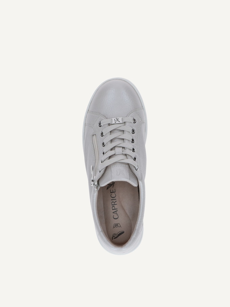 Caprice, Basket en cuir - blanc PEARL PERL DEE, image 4 sur 5