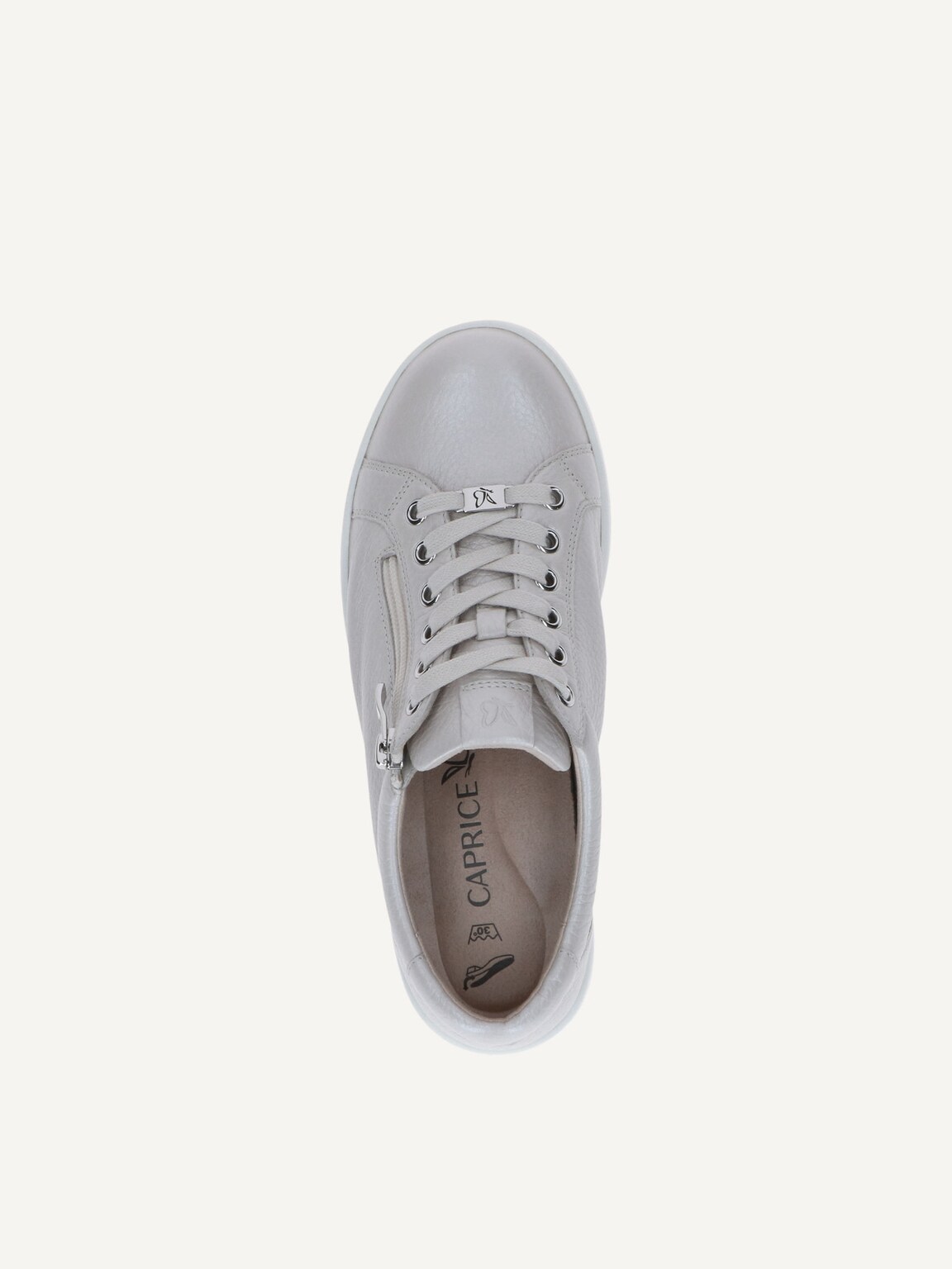 Caprice, Leather Sneaker - white PEARL PERL DEE, image 5 of 5