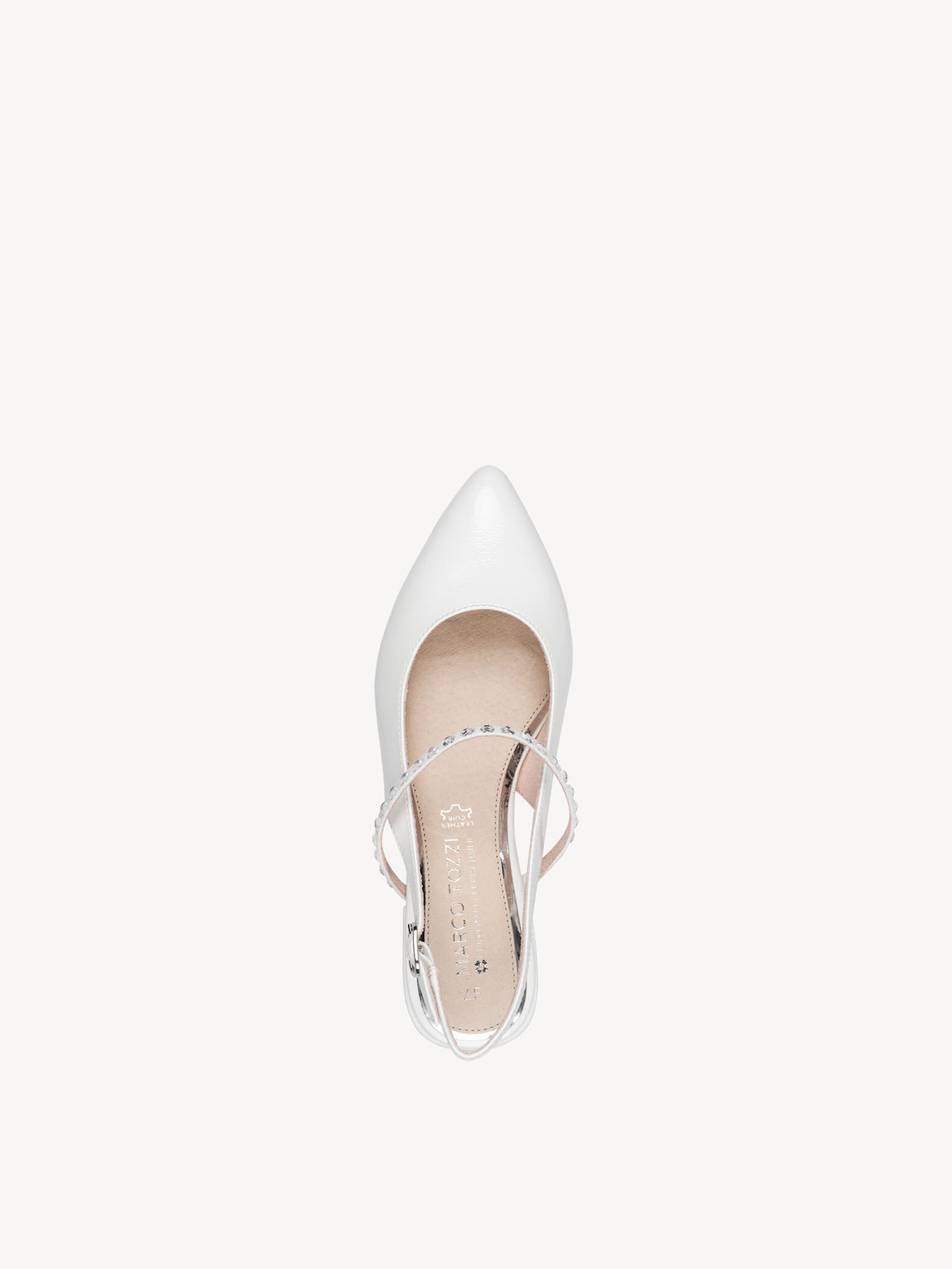Marco Tozzi, Ballerina - beige IVORY PATENT, immagine 4 di 7