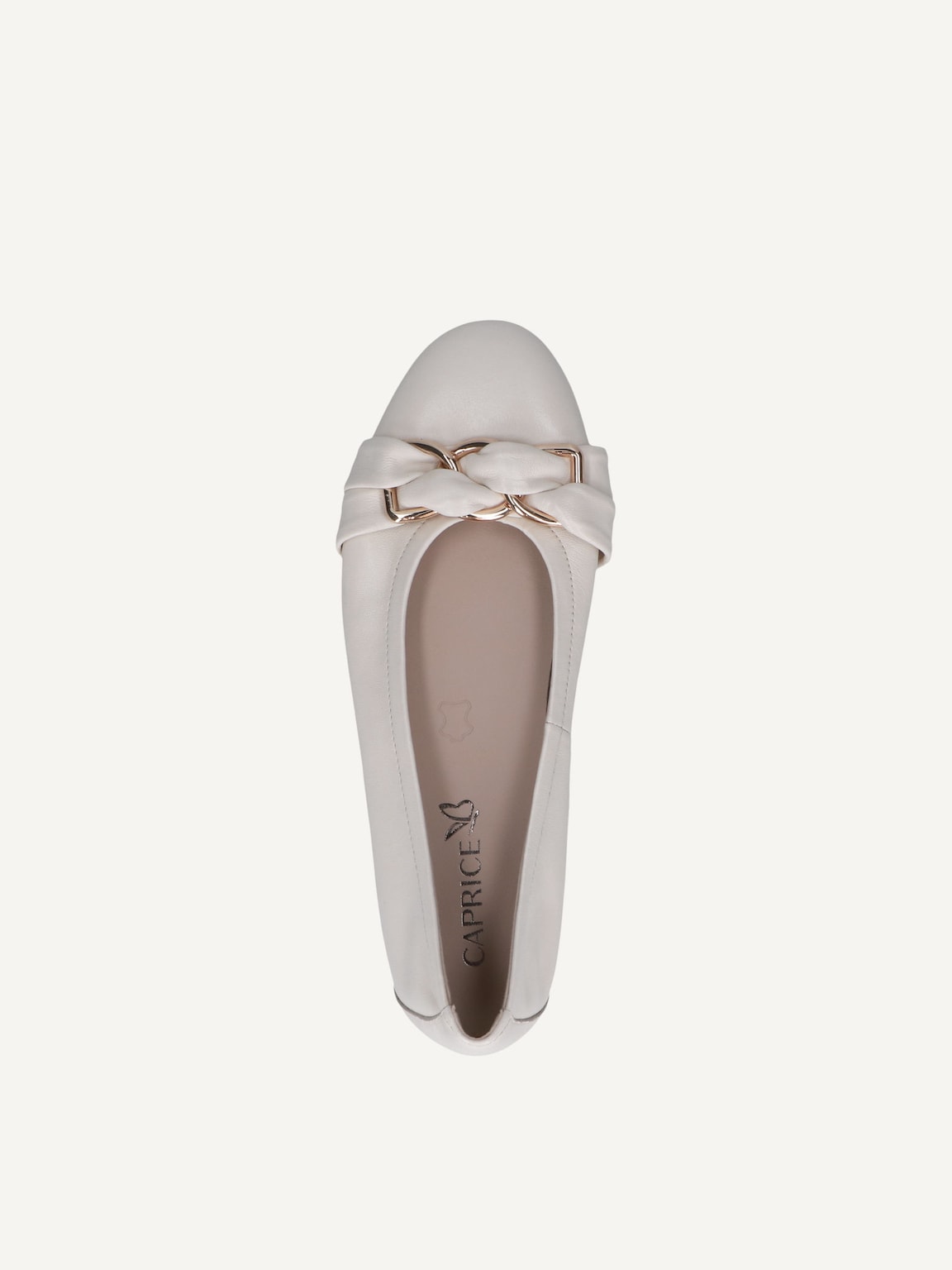 Caprice, Leather Ballerina - yellow VANILLA SOFTN., image 5 of 5