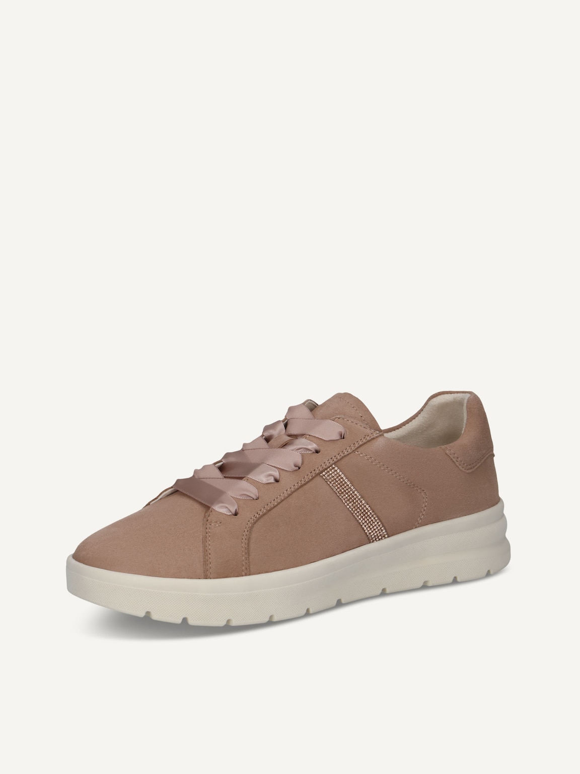 Caprice, Leather Low shoes - beige SAND SUEDE, image 1 of 5